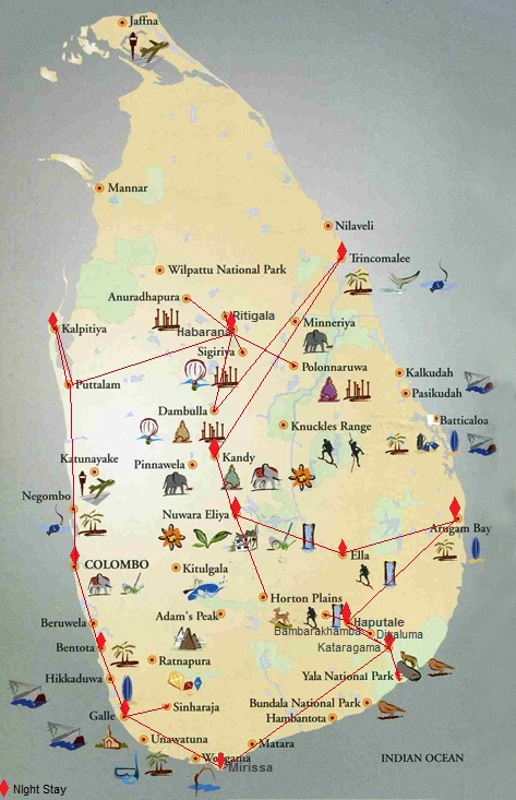 Sri Lanka 24-day roadmap